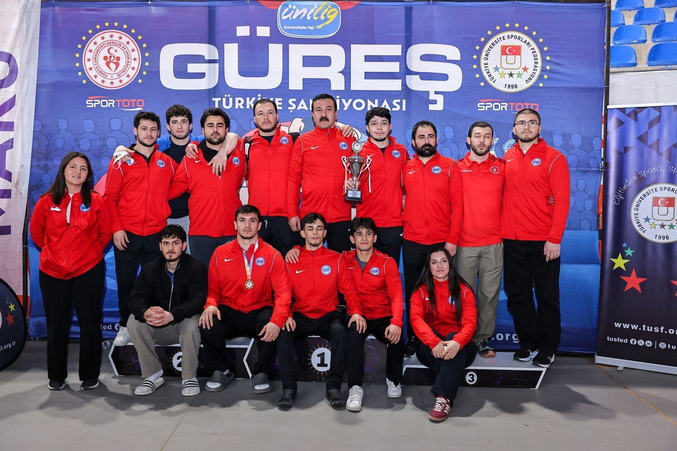 Bölümümüz Öğrencilerinden Ünilig Güreş Şampiyonası’nda Büyük Başarı