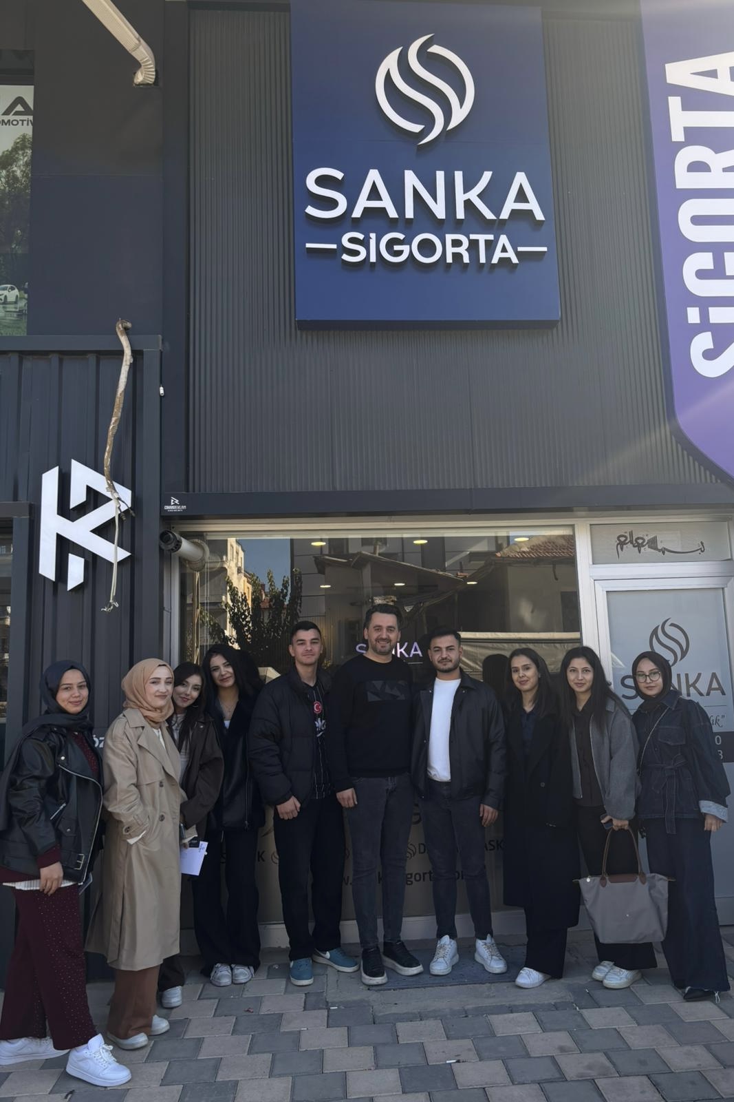 Bankacılık ve Sigortacılık Bölümü Öğrencilerinden Sanka Sigorta'ya Ziyaret