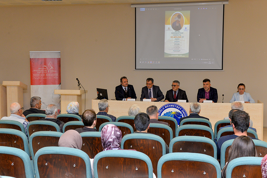 KARAMAN’DAN KONYA’YA HZ. MEVLANA VE AİLESİ PANELİ DÜZENLENDİ