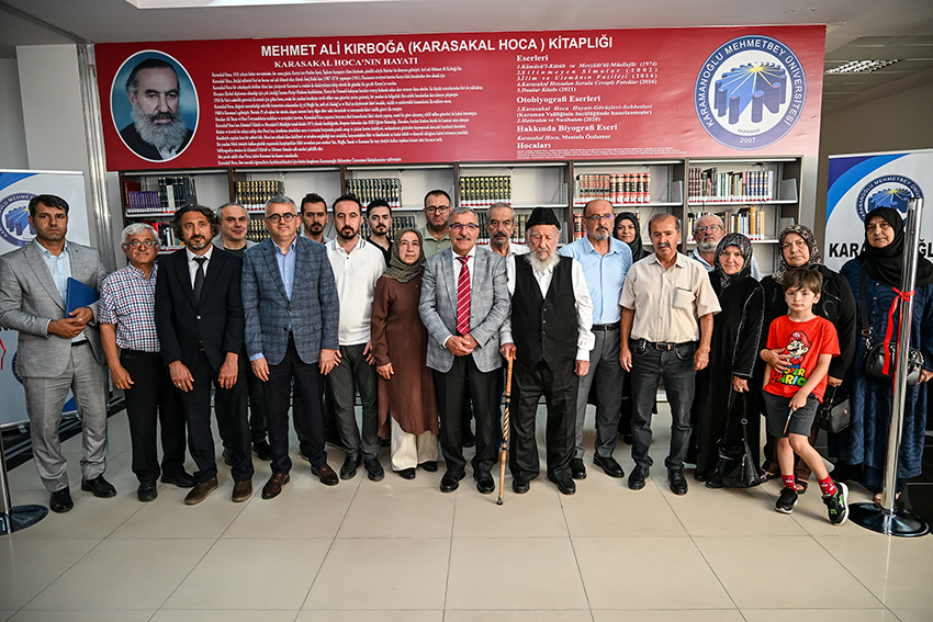 KARASAKAL HOCA'NIN İLİM MİRASI KMÜ KÜTÜPHANESİNDE YAŞAYACAK