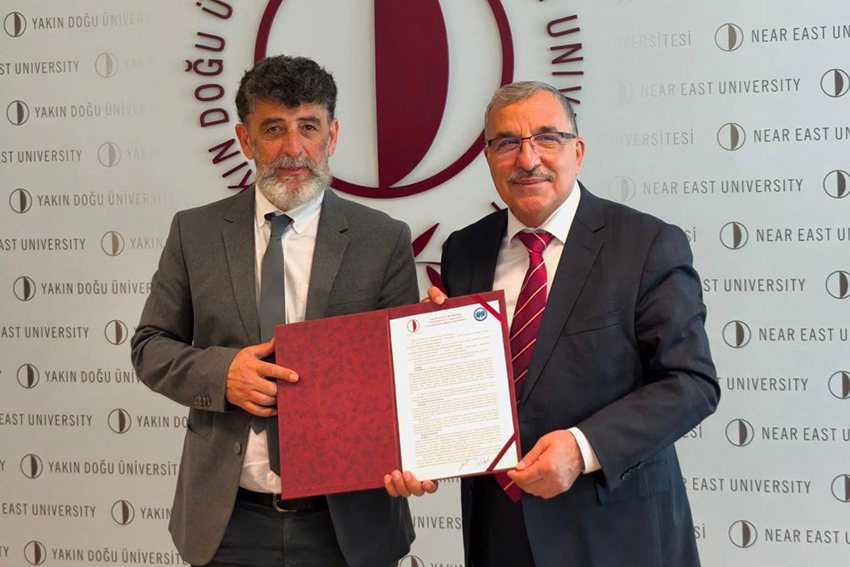KMÜ İLE YAKIN DOĞU ÜNİVERSİTESİ ARASINDA İŞ BİRLİĞİ PROTOKOLÜ İMZALANDI
