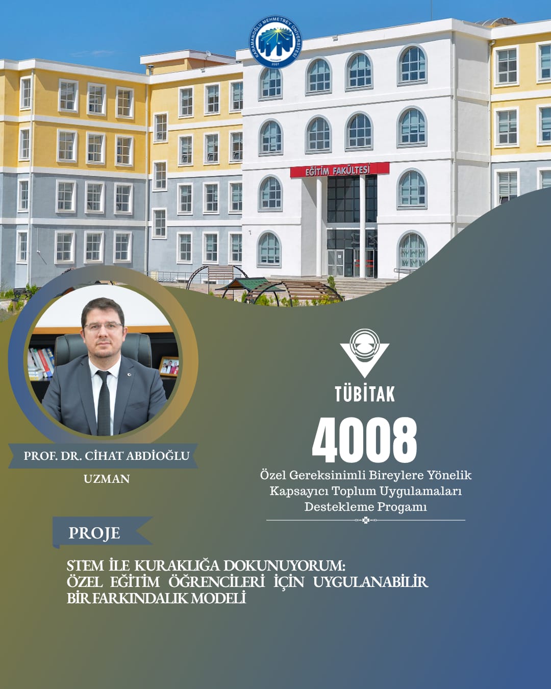 Fakültemiz Öğretim Üyelerinden TÜBİTAK Bilim ve Toplum Programlarında Büyük Başarı!