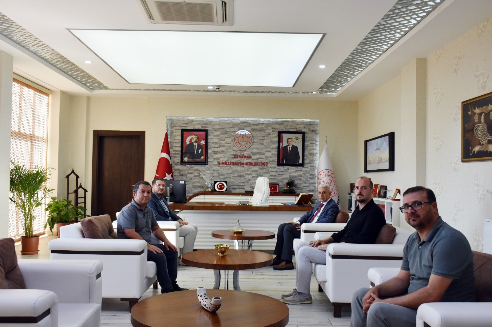 Fakültemiz Yönetiminden Karaman İl Millî Eğitim Müdürü Sadun Kılınç’a Ziyaret