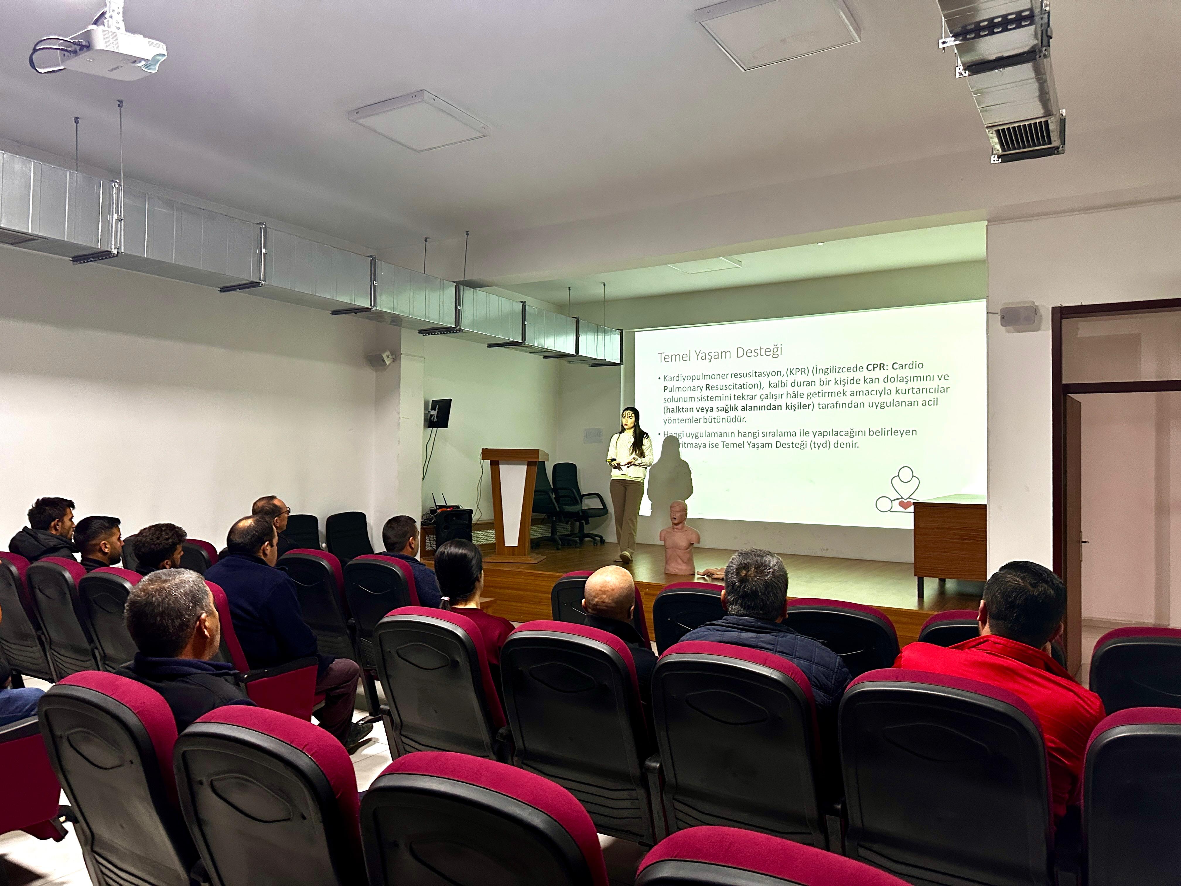 Denetimli Serbestlikteki Bireylere Yönelik İlk Yardım Eğitimi Düzenlendi