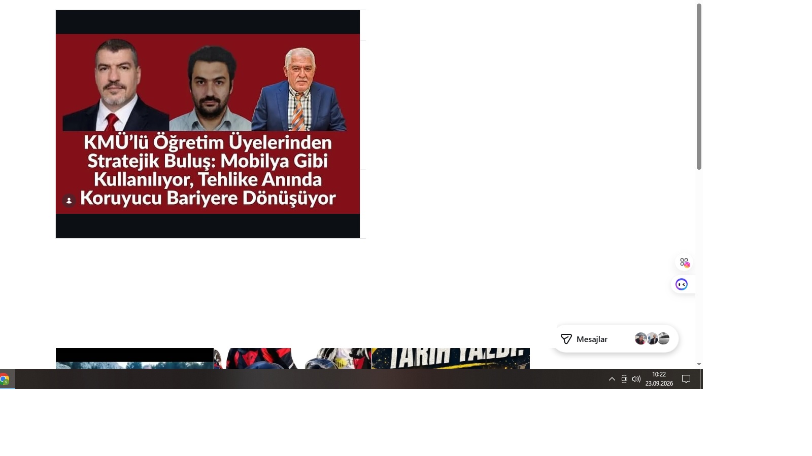 Öğretim Üyelerimizden Dr. Öğr. Üyesi Cafer AKYÜREK'in patent başarısı.
