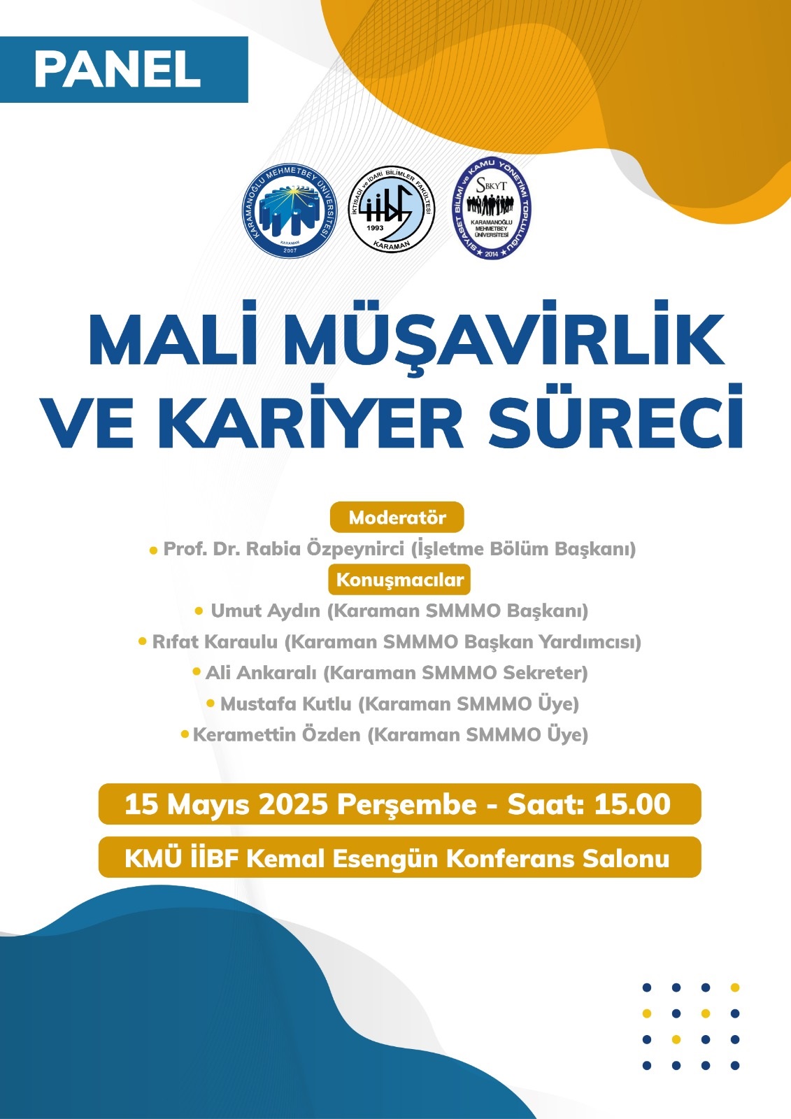 Mali Müşavirlik ve Kariyer Süreci Paneli