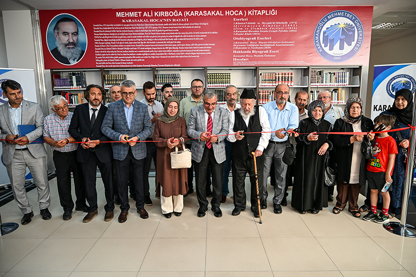 KARASAKAL HOCA'NIN İLİM MİRASI KMÜ KÜTÜPHANESİNDE YAŞAYACAK
