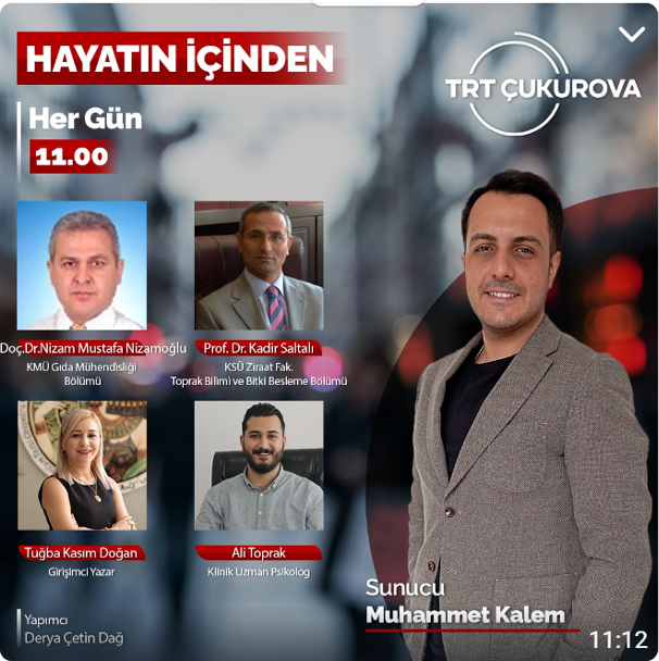 TRT Çukurova Hayatın İçinden Program Afişi