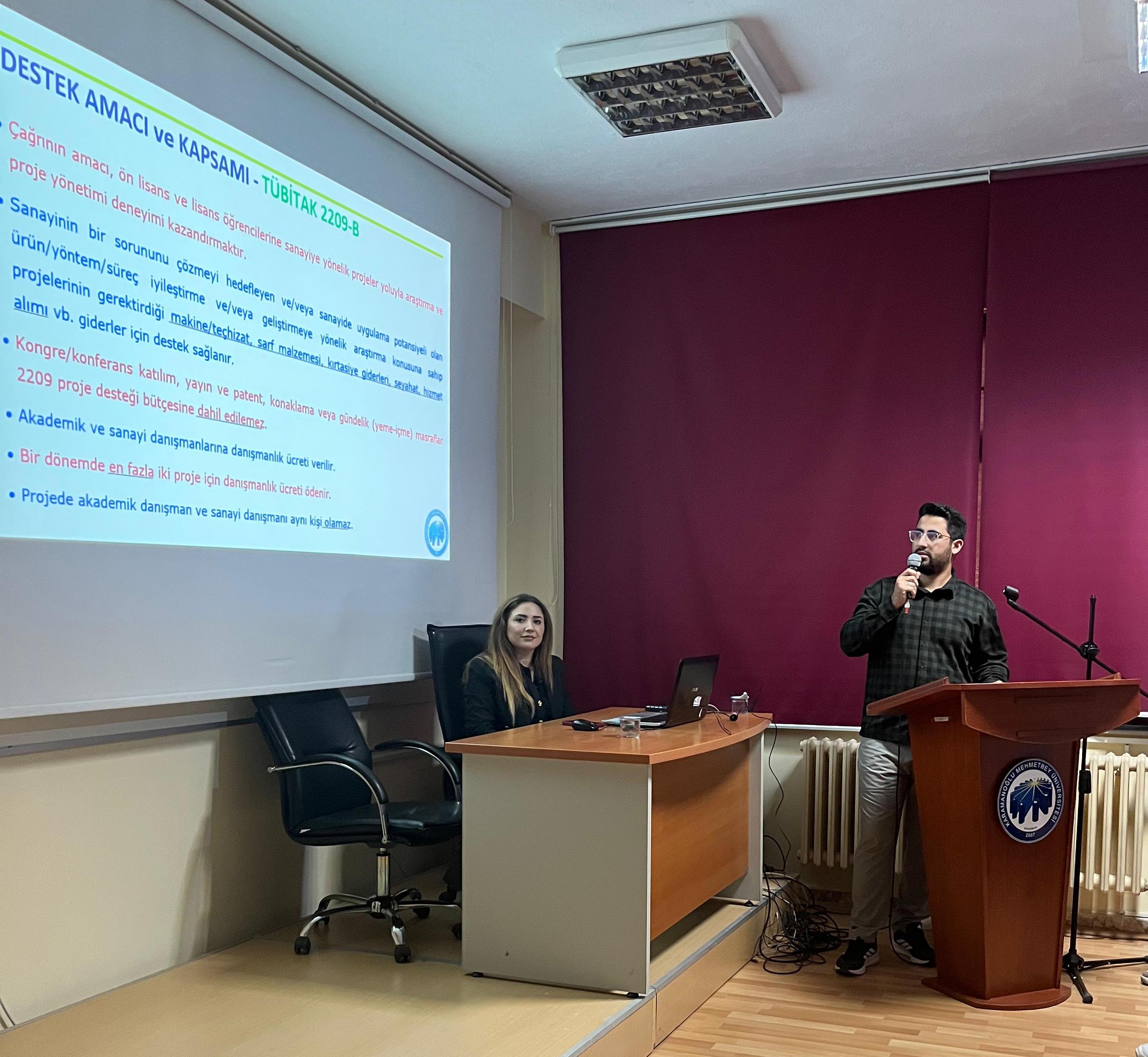 TÜBİTAK 2209 A-B Programları Tanıtım Günleri! (Ermenek Yerleşkesi)