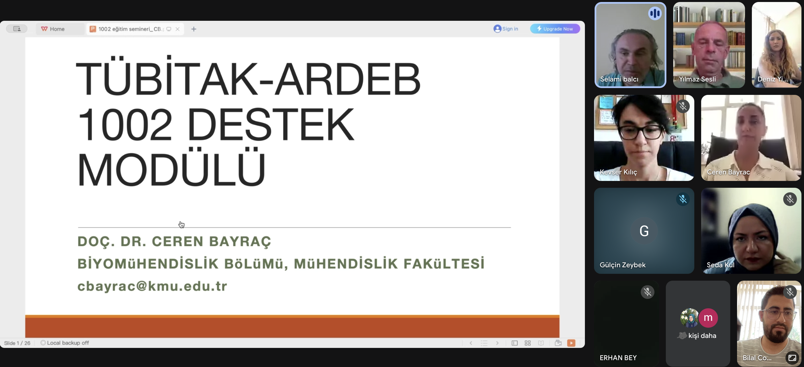 TÜBİTAK 1002 Hızlı Destek Programı Eğitimi Başarıyla Tamamlandı!