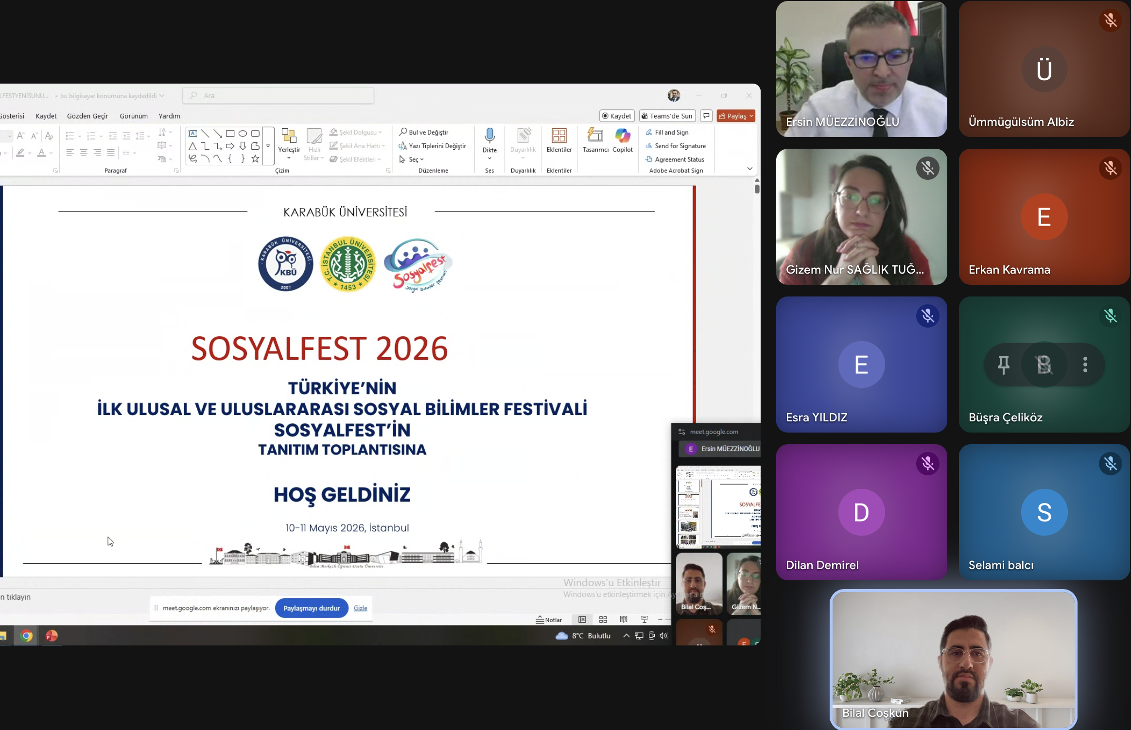 SOSYALFEST 2026 Tanıtım Etkinliğini Gerçekleştirdik