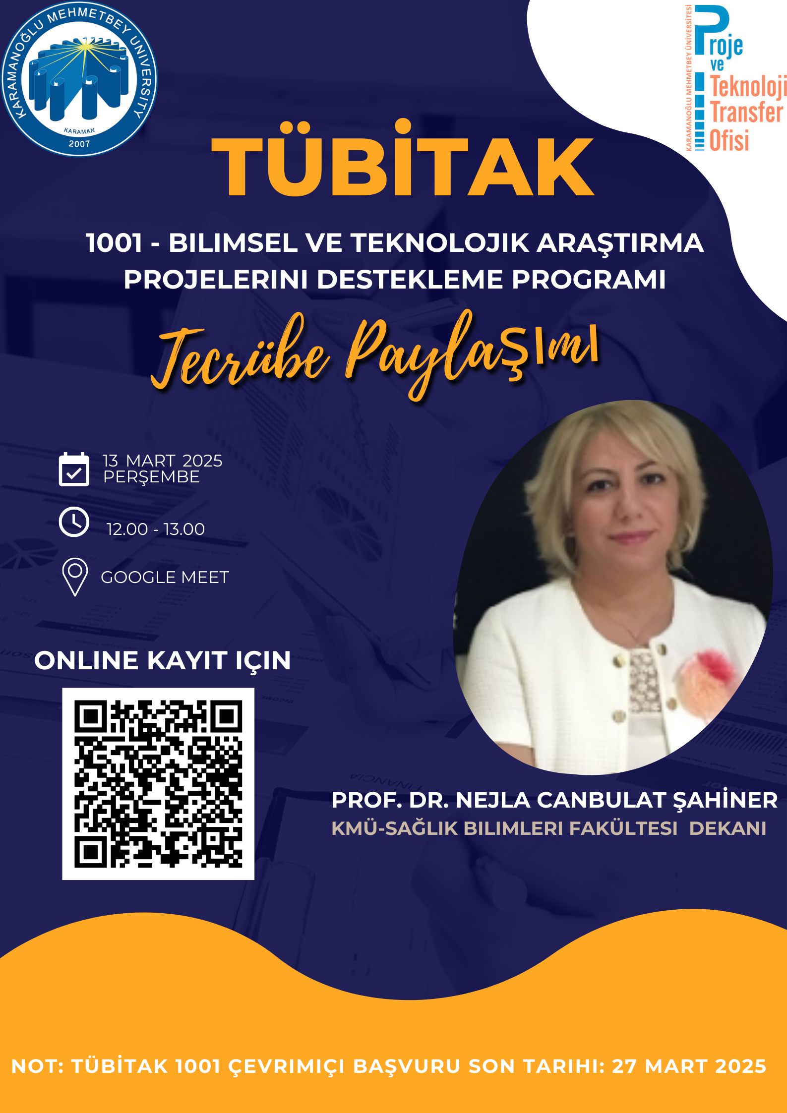 TÜBİTAK 1001 Tecrübe Paylaşımı Etkinliği Gerçekleştirildi!  