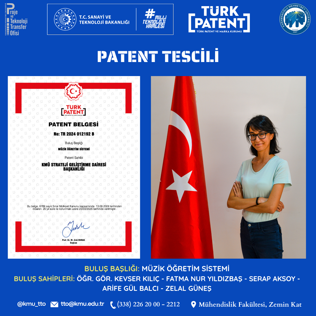 KMÜ’den Patent Başarısı!