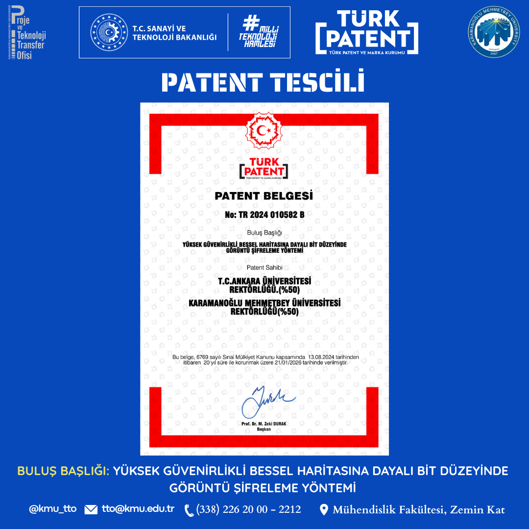 Patent Tescili Başarısı!