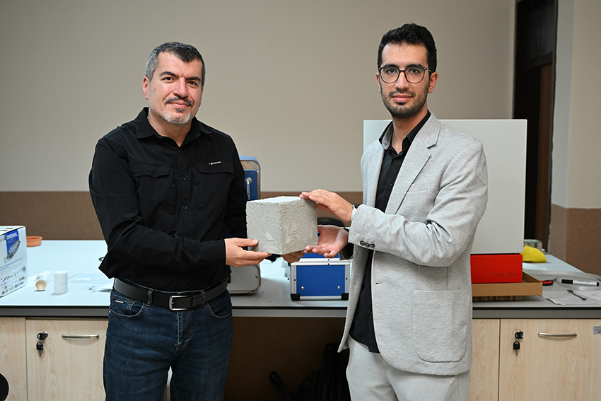 KMÜ’lü Akademisyenlerden Patent Tescilli Çevre Dostu İnşaat Malzemesi!