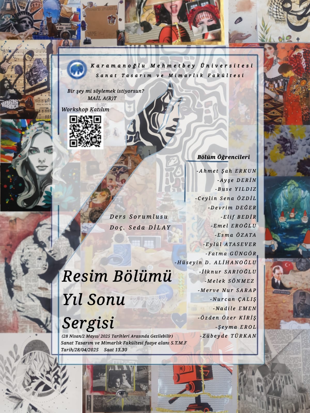 Bölümümüz 1. Sınıf Öğrencileri Yıl Sonu Sergisi 