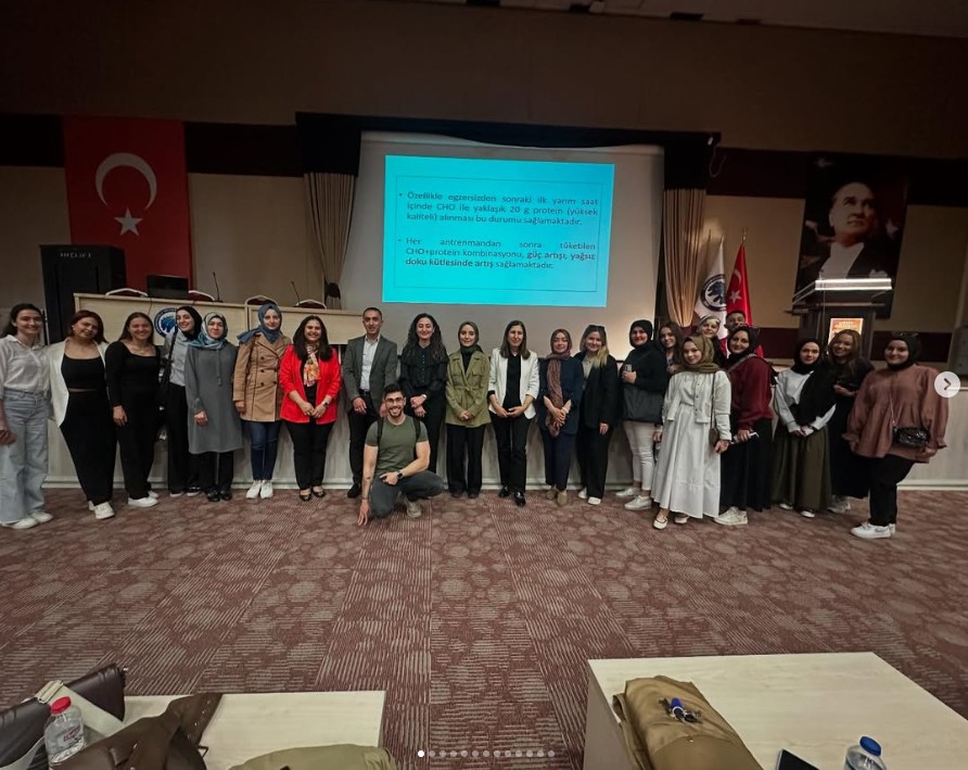 Fakültemiz Beslenme ve Diyetetik Topluluğu Tarafından “Sporcu Beslenmesi” Etkinliği Gerçekleştirildi
