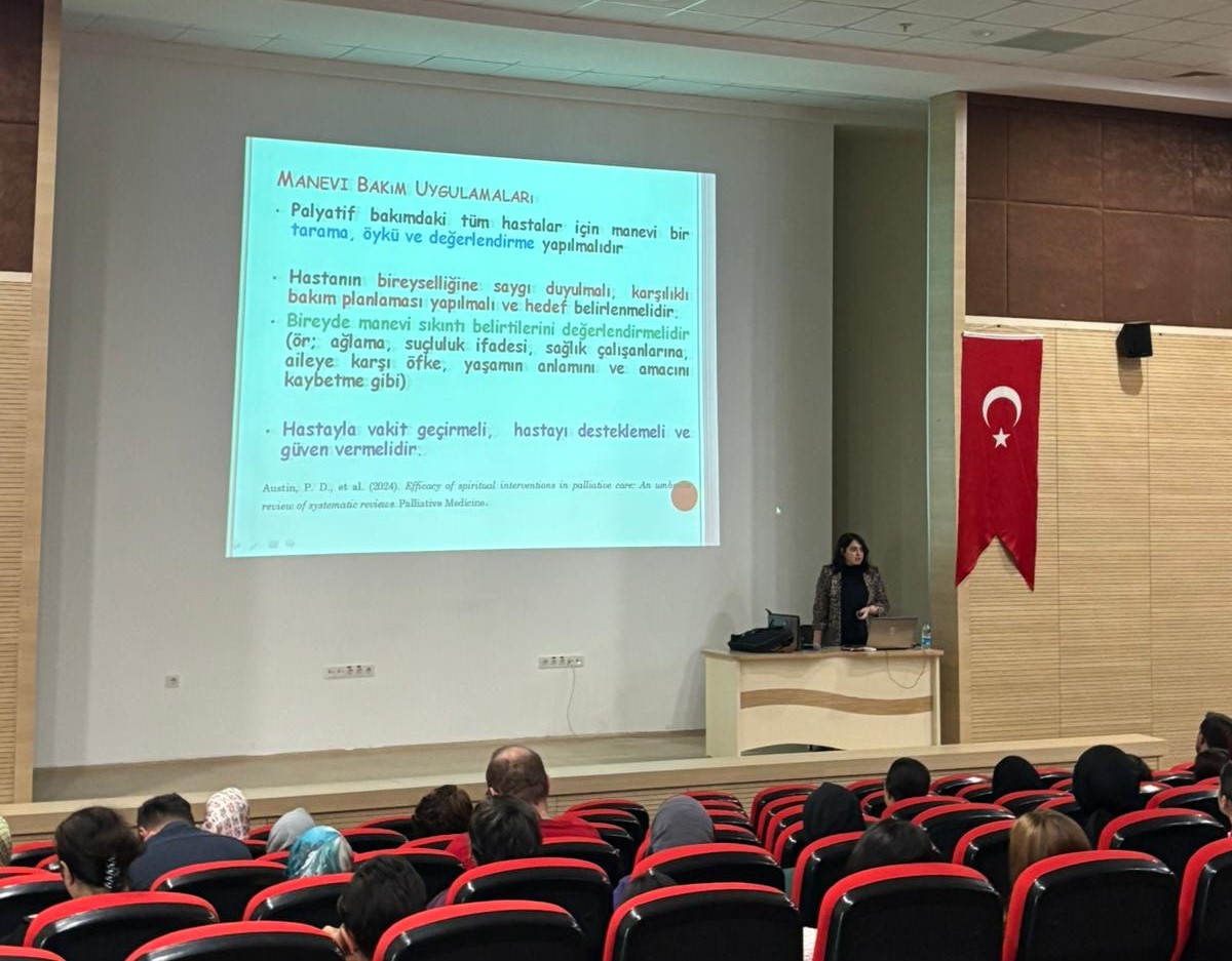 Palyatif Bakımda Manevi Bakım" Konulu Eğiitim Gerçekleştirildi.