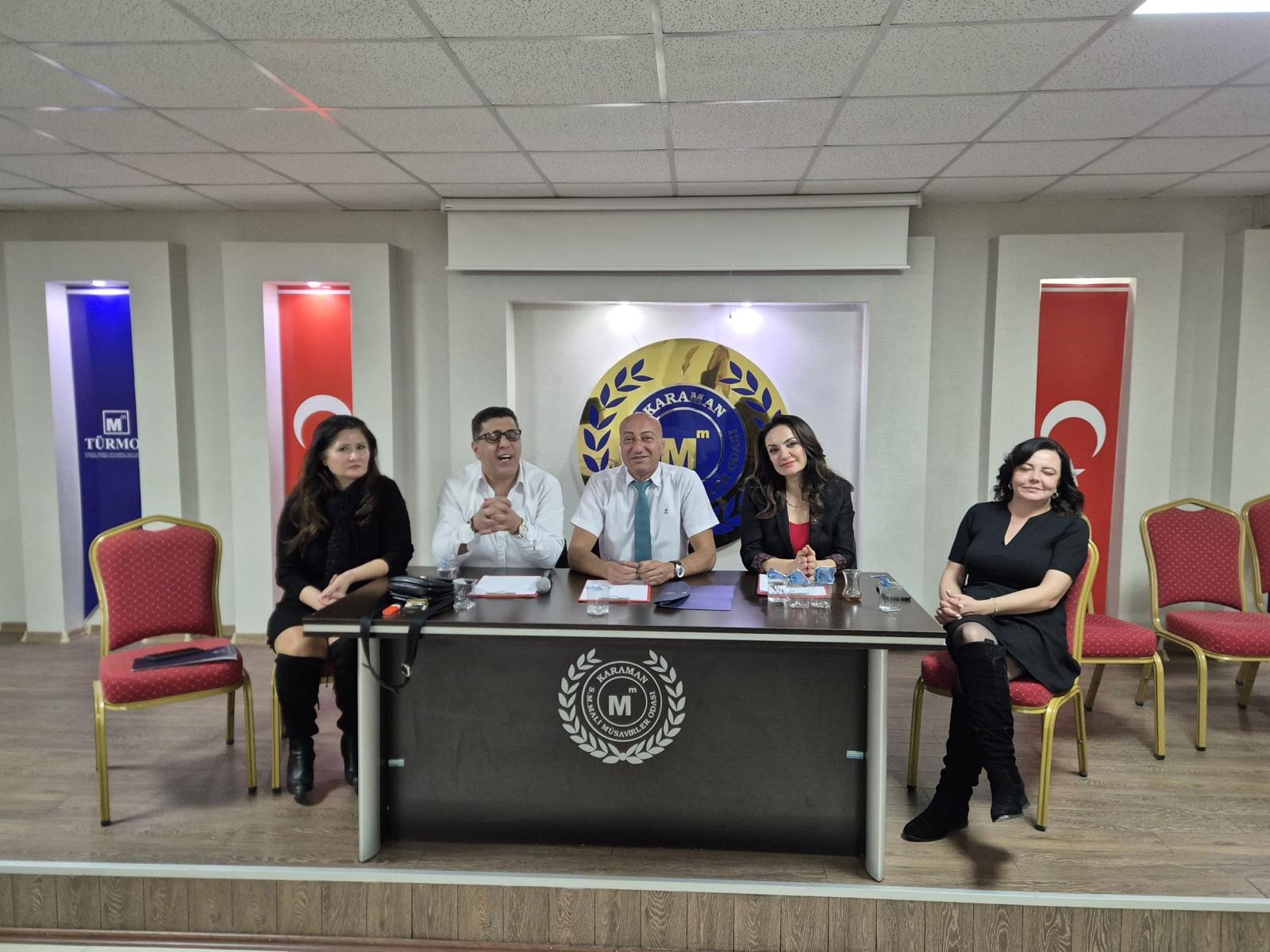 Muhasebe ve Vergi Bölümümüzden Karaman SMMMO’ya Ziyaret