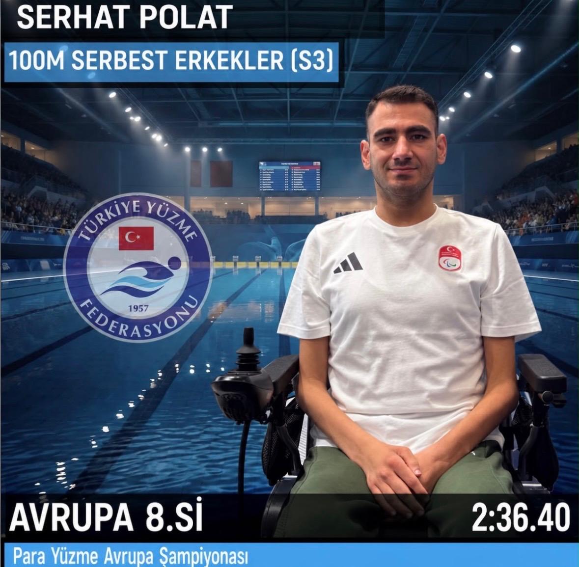 SERHAT POLAT AVRUPA 8.’Sİ, LOS ANGELES 2028 YOLCUSU