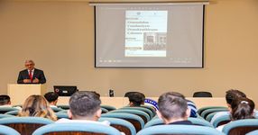 Prof. Dr. Alaattin Uca gave a conference titled "Our Democratization Effort from the Ottoman Empire to the Republic"