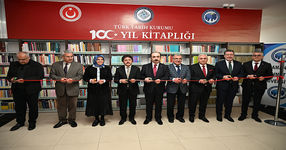 KMÜ'de Türk Tarih Kurumu 100. Yıl Kitaplığı Açıldı
