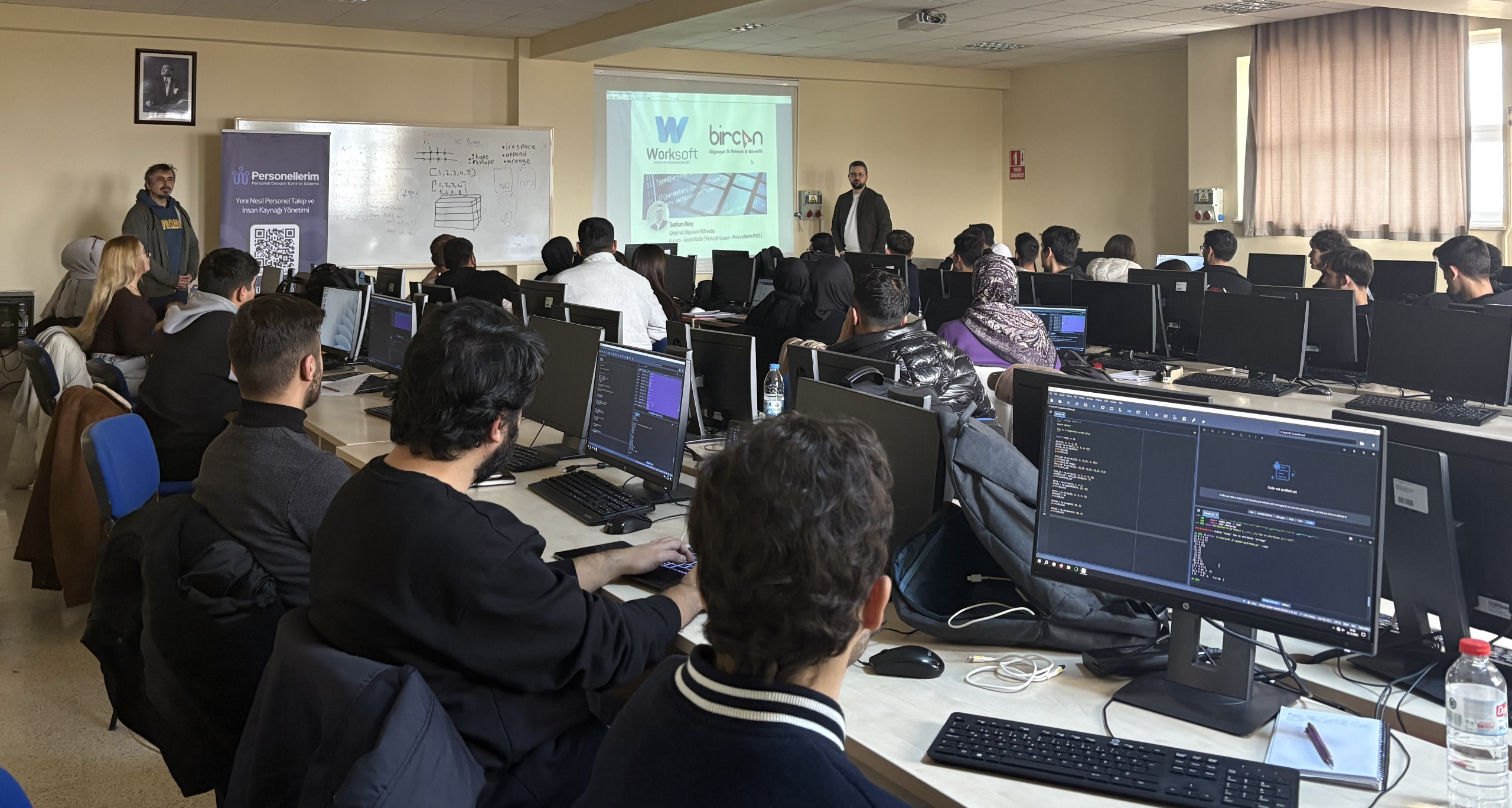 Dr. Öğr. Üyesi Serkan ÖRÜCÜ ve WorkSoft Yazılım Ortağı Serkan ATAY’ın Katılımıyla “Bilişim Sektöründe Piyasa Gereksinimleri ve Kariyer Planlaması Yol Haritası” Söyleşisi Gerçekleştirildi