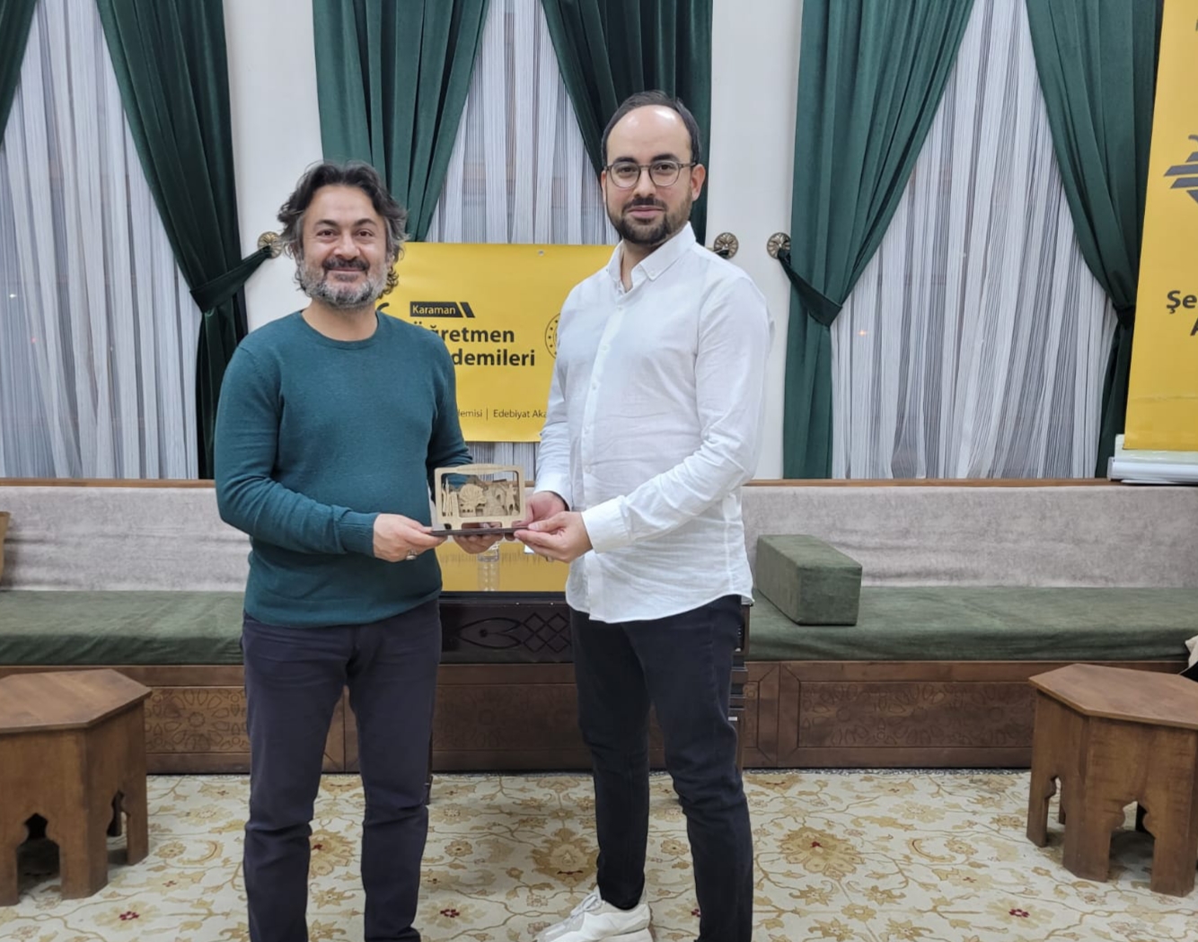 Dr. Öğr. Üyesi Şükrü Can BALTA, MEB'e bağlı "Öğretmen Akademileri" programına katılarak A. H. Tanpınar'ın Beş Şehir eseri üzerine konuşma yaptı.  