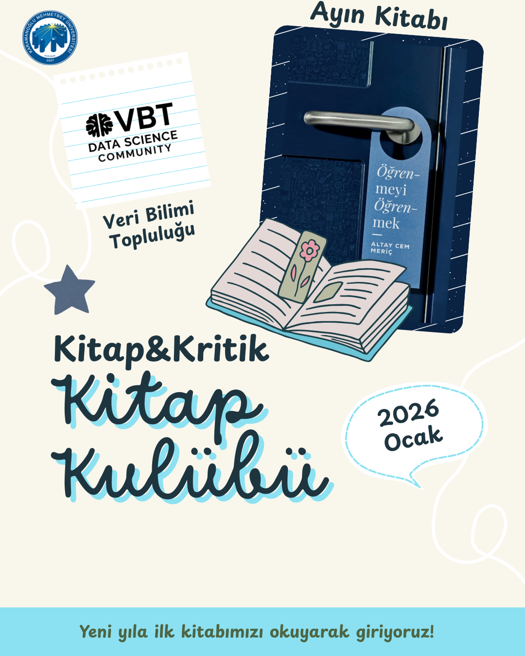 Veri Bilimi Topluluğundan "Kitap & Kritik" Etkinliği