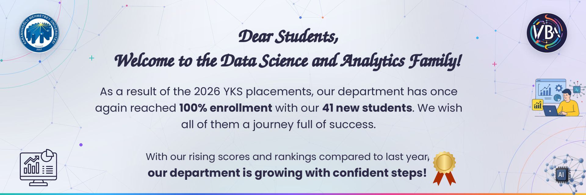 The Future Data Scientists Are Determined According to the 2026 YKS Placement Results of KMU Department of Data Science and Analytics