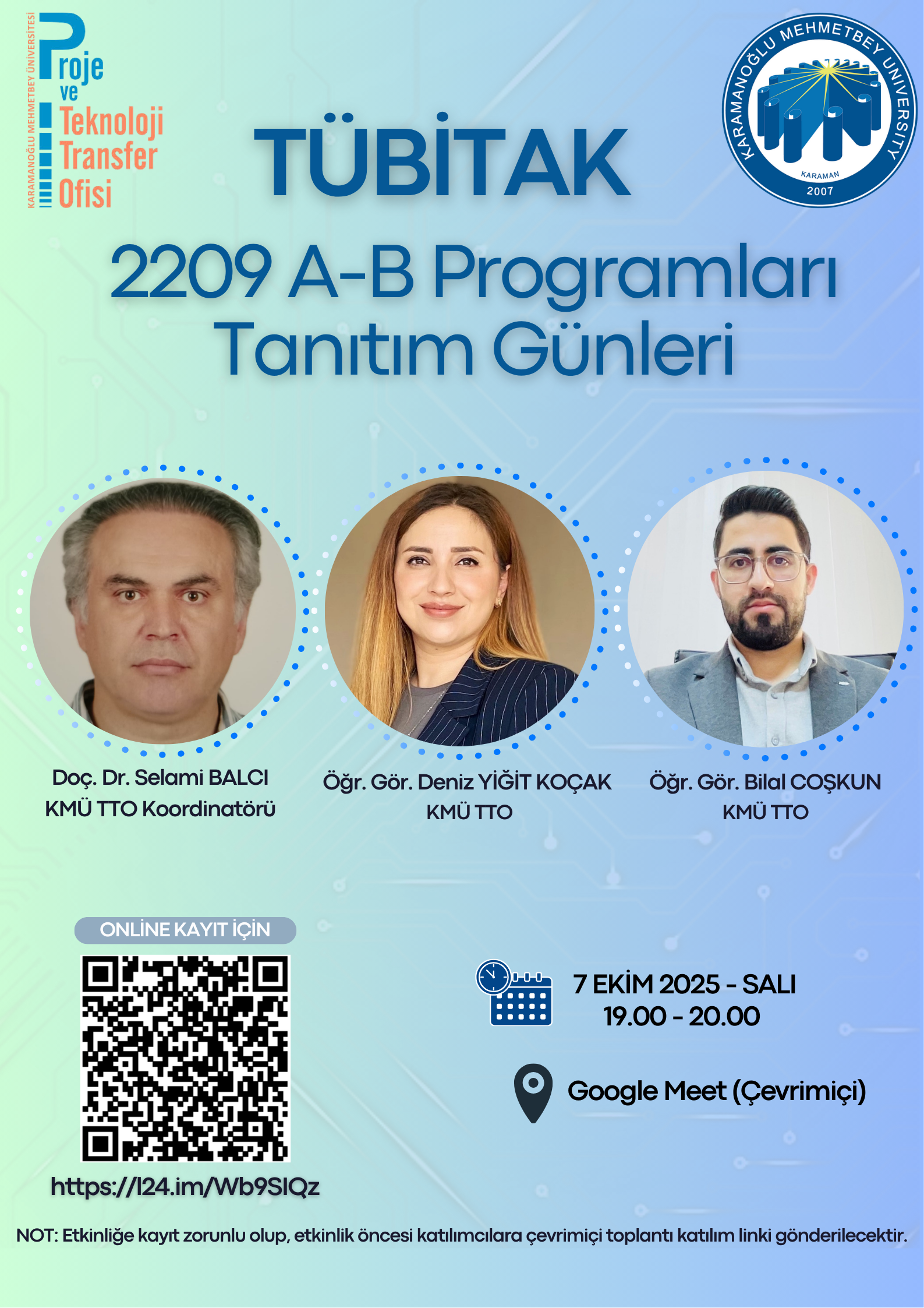 TÜBİTAK 2209 A-B Öğrenci Projeleri Tanıtım Günleri